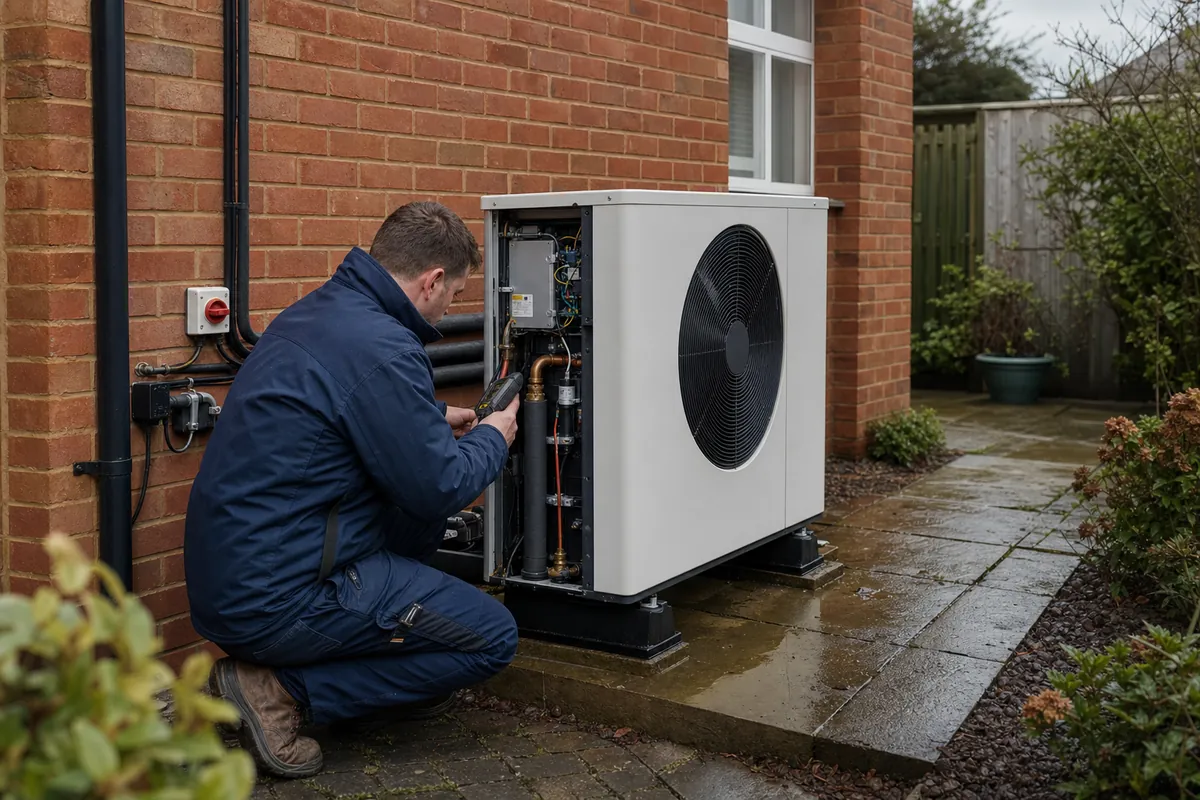Heat-pump teams working with residential properties